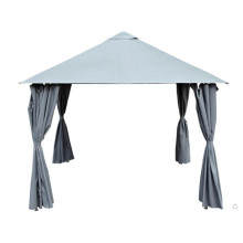 Grauer Stahl Garten Gazebo Canopy Shelter